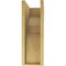 Ekena Millwork 7"W x 14"D x 21"H Classic Monterey Rough Cedar Woodgrain TimberThane Corbel, Primed Tan CORUR07X14X21MONRCPR - alternate 3